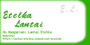 etelka lantai business card
